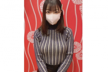 【シロウト動画】キタＳＳＳ級！推定Ｆカップ美巨乳＆愛嬌抜群の超上物シロウト御降臨！最後騎乗位ゴム中出し！顔出しする瞬間を見逃すな！萌え声◎スタイル◎の画像