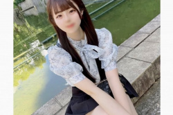【無修正エロシロウト動画】ゆるふわ可愛いデート服で公園デート後ホテルで本番する白肌シロウト女子!最後は生中出しされる続きの後編!パイパン◎合法童顔ロリ◎の画像