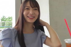 【無修正エロシロウト動画】栗毛色美髪ロングストレートＳＳＳ級上品美人妻マンネリで密会ハメ撮り！フィニッシュは胸射！２回戦目は生中出しだ！美細身◎長時間◎の画像