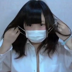 【ライブチャット】ねずみ色の綿ジャンパーにジェーケー制服を着た美巨乳童顔女子！第二弾！！の画像