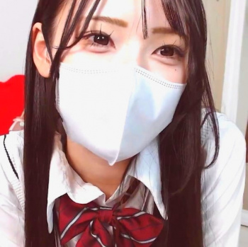 【無修正エロライブチャット】Ｊ系制服ＳＳＳ級上物マスク美人女子爆誕！全開剥きくぱぁ＆ディルド挿入潮吹き！パールショーツ◎超長時間◎横画面◎販売元削除済◎の画像