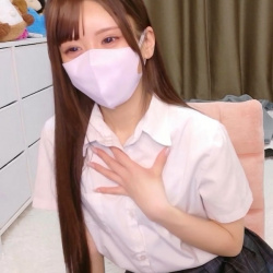 【エロライブチャット】可愛い自宅部屋から配信するＪ系夏服コス栗毛髪ロングＳＳＳ級女子エロチャット！後半薄着指オナ！販売元削除済◎長時間◎高画質◎横画面◎の画像