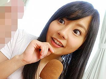【河南実里】黒髪美女河南実里にデカマラ見せつけ中出し調教！！手コキやフェラさせてメリメリ挿人の画像