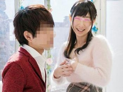 《シロウト》男女の友達同士で初めてのおっぱぶ体験！️お互いに発情してガマン出来ずに理性崩壊ファック！️の画像