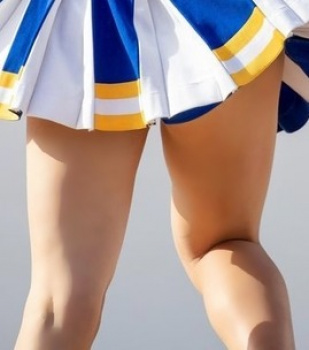 【チアガールの画像】アンスコに目がいってしまって困ってしまうぅぅ、、、の画像