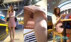 台湾女児のパンチラ逆さ撮りでTバックがエロすぎたねの画像