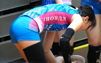 ●【エロス】女子バレー選手のお尻の喰い込みとパンティラインが気になって眠れません・・・の画像