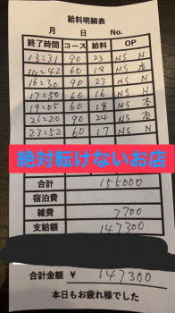 【画像】ソープ嬢の日給、高過ぎるwの画像