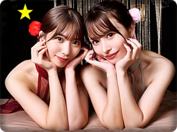 【伊藤舞雪×山岸逢花】超高級メンズエステの凄テク美人セラピストW指名でハーレム無制限中出し♪の画像