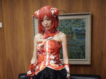 【無】目々澤めぐ　激カワチャイナドレスな人気アニメコスプレ！の画像