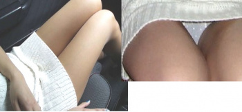 ドライブ助手席のミニスカｰトの太ももでパンチラ妄想が捗るwww画像30枚の画像