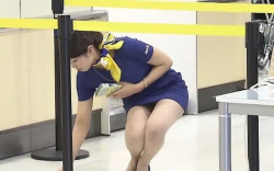 キャビンアテンダントのパンチラを盗撮！スチュワーデスパンチラ画像の画像