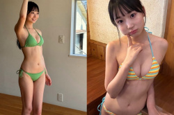 【エムオクンエロ画像】いまの１７歳新人タレントこんな事になっているのか！スタイル抜群胸もクビレもしっかり！表情豊かで将来有望でしかない！ラウンドガールもの画像