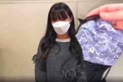 【エムオクンエロ動画】生々しい下着買い取り！緊張して吃音するエムオクンがリアル過ぎる！嫌がる女性の顔もボクたちには良いオカズ！更に追い銭の続き後半完結！の画像