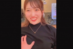 【無修正エムオクンエロ動画】ハーフアップ茶髪エチエチ透け下着の素人女子大生とラブホでおせっせ撮影！局部丸見え大興奮！最後は正常位腹射！喘ぎ声◎フェラ顔◎の画像