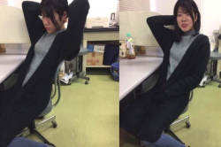 【無修正エムオクンエロ動画】黒髪素人ＪＤプライベートＳＥＸハメ撮り流出！パイパンお○んこゴム付きチ○ポ騎乗位挿入！推定Ａカップまな板貧乳◎横画面◎画質△の画像