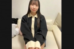 【無修正エムオクンエロ動画】黒髪清楚系ガチ現役アイドルが自撮りオナ動画流出で強制引退！第二弾！スタイル抜群＆推定Ｆカップ超美乳！喘いでビクンっ！高画質◎の画像