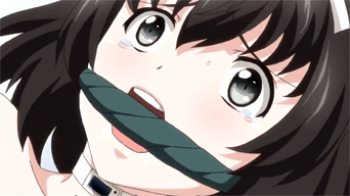 【エロアニメ】電気ショックレイプとかマジエグいわｗｗクラスメイトのJKを命令で凌辱する主人公！の画像