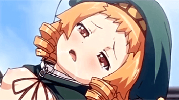 【エロアニメ】極太チンポを腹いっぱいぶち込まれてガチ泣き！貧乳ロリ戦士が公開レイプで放心してる件！の画像
