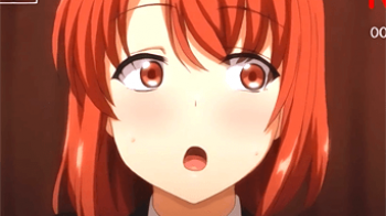 【エロアニメ】彼氏も催眠中だから問題なし！ｗ処女JKを彼氏の前でハメ撮り中出しレイプするキモオタ主人公ｗの画像