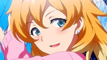 【エロアニメ】チンポ早く入れてよぉ！学園祭でえっちなサービスをするJKに誘惑されて3連ハメ！の画像