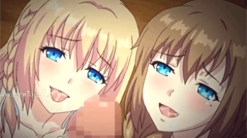 【エロアニメ】ちゃんと見とけよ！JKの娘と妻を目の前で主人公に寝取られて放心するオヤジ。。。の画像