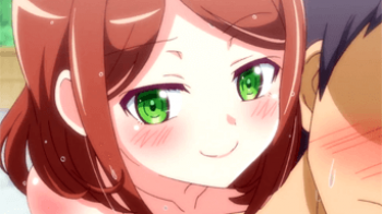 【エロアニメ】ちっぱい＆パイパンマンコの破壊力ヤバいｗｗマイクロビキニのロリJSが生洗体サービスしてる件！の画像