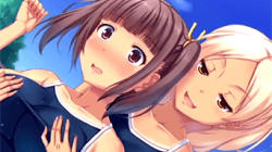 【エロアニメ】日焼け跡スク水JKレイプ～夏休みに犯された3人の女子校生達～の画像
