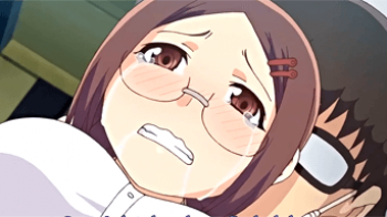 【エロアニメ】痴漢で恐怖に歪んだ顔がマジたまんねぇ！巨乳メガネの女教師が痴漢でガチ泣き！の画像