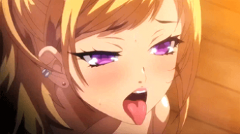 【エロアニメ】こんな顔して処女なんだぜ？ｗｗ金髪ギャルJKが媚薬で発情！教祖様にハメられてるんだがｗの画像