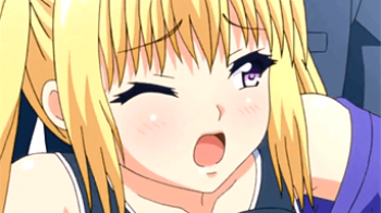 【エロアニメ】声がっ！バレちゃうよぉ。。。クズ親父に犯されて腰をクネらせちゃうパパ活JKがコチラ！の画像