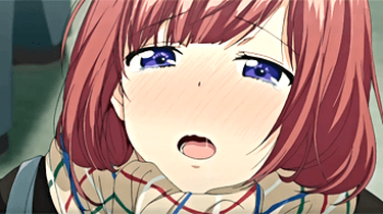 【エロアニメ】もう、限界なんです。。。電車で発情した痴女JKが倉庫でセックスおねだりしてきた件！の画像