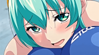 【エロアニメ】これで黙っててもらえますか？オナニーを見られた巨乳娘が競泳水着でご奉仕してきたンゴｗｗの画像