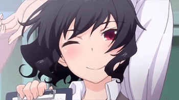 【エロアニメ】入学早々えちえちなパイセンJKに誘惑されて速攻で童貞を卒業してしまう主人公ｗｗの画像