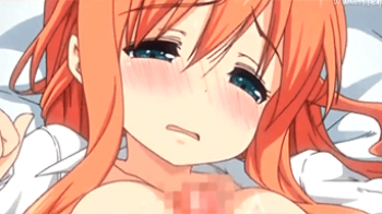 【エロアニメ】付き合ってる彼氏に自分をプレゼント！黒髪清楚なJKの自宅セックスがめちゃシコいんだがｗｗの画像