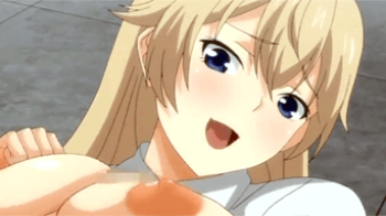 【エロアニメ】ちょっと見過ぎだってばぁ笑　幼馴染のJKに巨乳を見せつけられて我慢できる男子なんぞおらんｗｗの画像