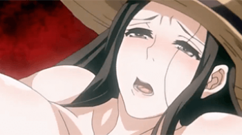 【エロアニメ】発情した小〇生に理性はないからなぁｗｗ巨乳の女妖怪に誘惑されて挿入してしまう男子ｗｗの画像