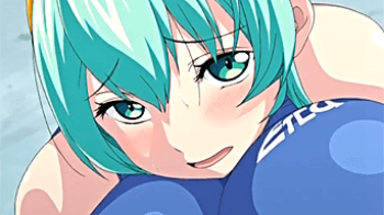 【エロアニメ】男子更衣室でオナニーがバレたド変態巨乳コーチにチンポを見せたらこうなりましたｗｗｗの画像