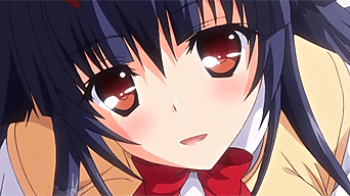 【エロアニメ】彼氏の家に遊びにいってこの上目使いｗｗ完全に誘いに来てる清楚系優等生を即った結果ｗｗの画像