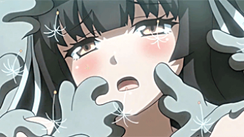 【エロアニメ】モンスターに占領された教会を浄化するために立ち向かった女戦士が速攻で犯され即イキさせられてしまう。。。の画像