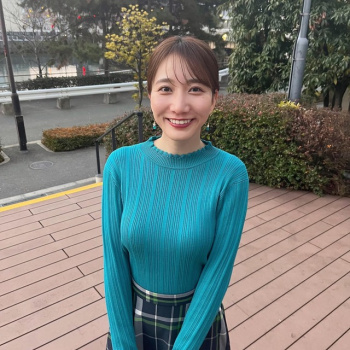 ABCの福戸あやアナ、ニットおっぱいがなんかエロいの画像