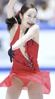 本田真凜ちゃん股間が危険の画像