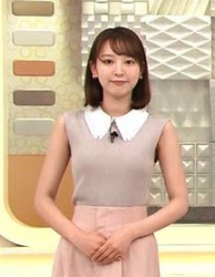 佐々木若葉アナ、ちょうど良いニットおっぱい膨らみがエチエチ過ぎの画像