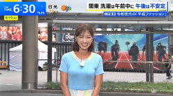 望月理恵アナ、ニットおっぱい強調!YCの膨らみエッチ過ぎてタマランの画像