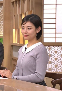 中西悠理アナ、特盛ニットおっぱいやヴぇー！YCの膨らみボインやんかの画像