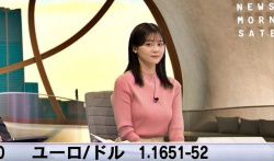 中原みなみアナ、ピンク色ニットおっぱいエッロ！YCの膨らエッチ過ぎの画像