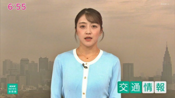 赤木野々花アナ、ニットおっぱいデッカ！水色YCすげえぇ最高でっすの画像