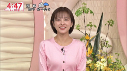 河出奈都美アナ、ニットおっぱいYCの膨らみプルプル揺れてエッロ最高！の画像