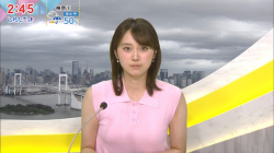 吉岡恵麻アナ、ニットおっぱい横乳のカタチ膨らみエッチ過ぎタマランの画像
