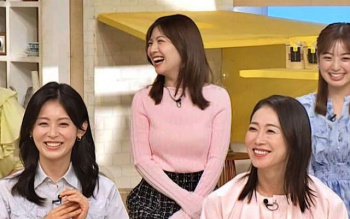 佐藤真知子アナ、これくらいのニットおっぱい膨らみが一番そそる最高！の画像